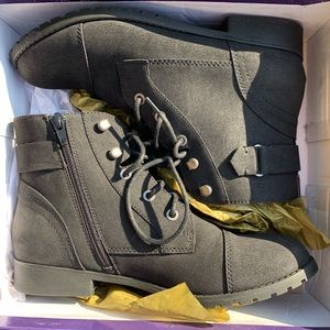 Zip-Up Madden Girl Combat Boots NWT
